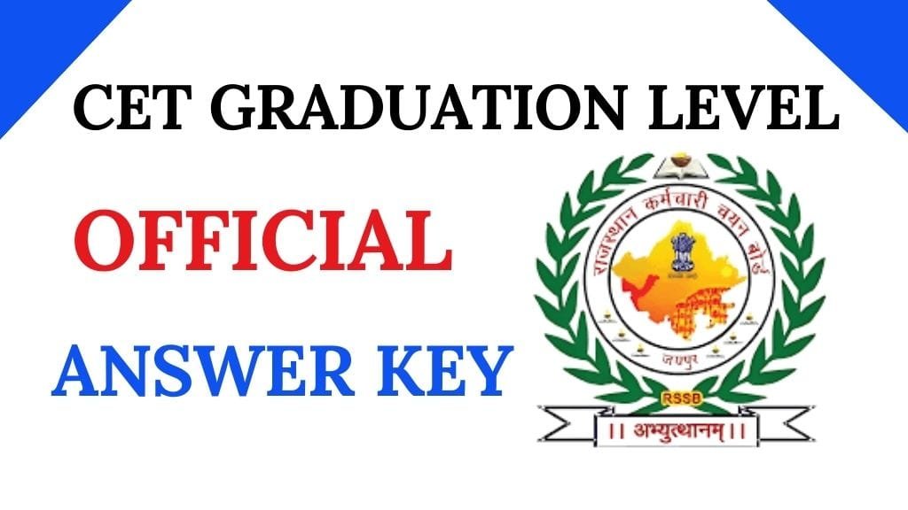 CET Graduation Level Official Answer Key 2024